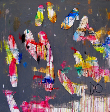 I DO - Acrylic on canvas by ICI ET LÀ - view 2